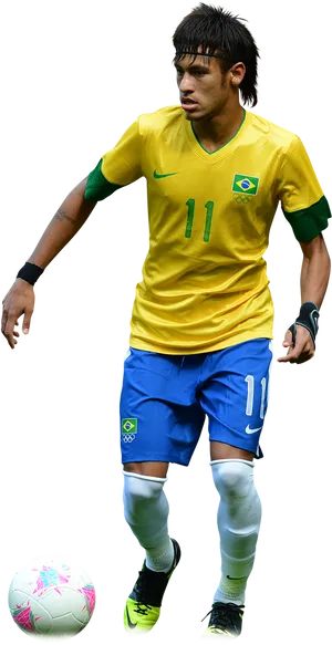 Neymar Brazilian Soccer Player11 PNG Image