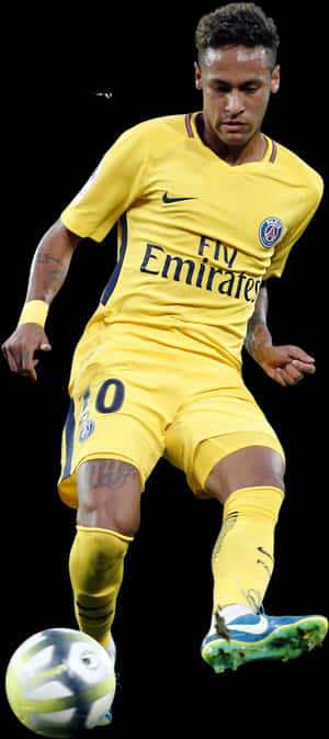 Neymar Jr - Psg - Arsenal Goalkeeper Kit 2011, HD Png Download PNG image with transparent background
