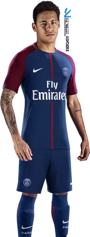 Neymarin P S G Kit PNG Image