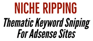 Niche Ripping Thematic Keyword Sniping PNG Image
