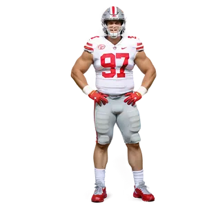 Nick Bosa Defensive Player Of The Year Png Hpm1 PNG Image