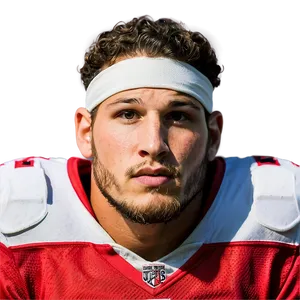 Nick Bosa Defensive Player Of The Year Png Ptf PNG Image