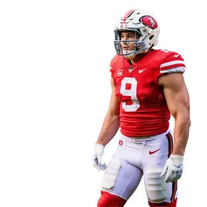 Nick Bosa Sportsmanship Moment Png Hra PNG Image