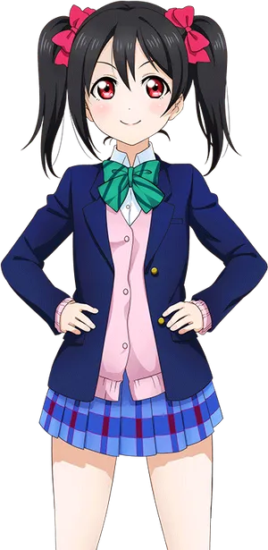 Nico Yazawa Anime Character PNG Image