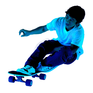 Night Skateboarding PNG 06242024 PNG with transparent background
