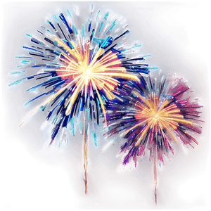 Night Sky Fireworks PNG 73 PNG image with transparent background