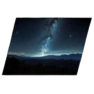 Night Sky Over Land PNG 93 PNG with transparent background
