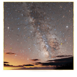 Night Sky Stars Transparent PNG ane PNG