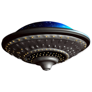Night Sky UFO PNG 05042024 PNG image with transparent background