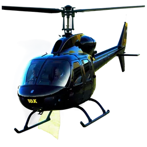 Night Vision Police Helicopter Png Saq PNG Image