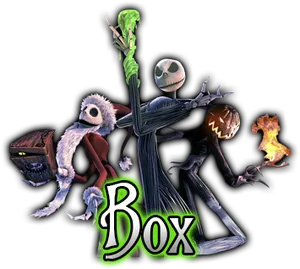 Nightmare Before Christmas Characters PNG Image