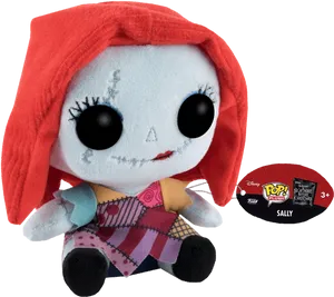 Nightmare Before Christmas Sally Plush Toy PNG Image