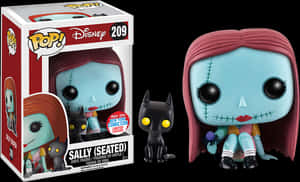 Nightmare Before Christmas Sally Pop Vinyl PNG image with transparent background