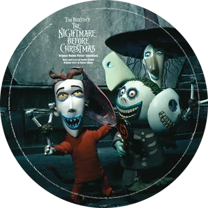 Nightmare Before Christmas Soundtrack Cover PNG Image