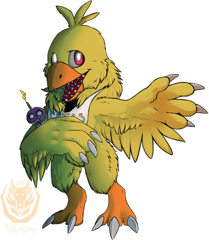 Nightmare Chica [fnaf 4] - Fnaf Nightmare Chica Cute, HD Png Download PNG image with transparent background
