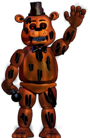 Nightmare Freddy F N A F Character PNG Image