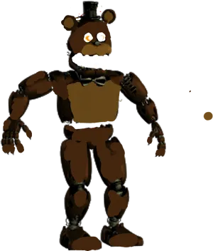 Nightmare Freddy F N A F Character PNG Image