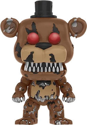 Nightmare Freddy Figure F N A F PNG Image