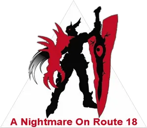 Nightmare On Route18 Silhouette PNG Image