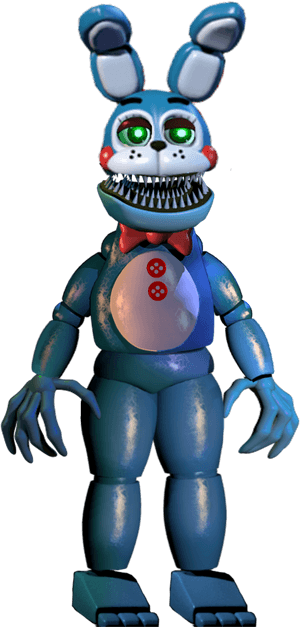 Nightmare Toy Bonnie - Five Nights At Freddy's Nightmare Toy Bonnie, HD Png Download PNG image with transparent background