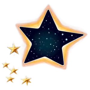 Nighttime Black Stars Sky Png Ayu19 PNG Image