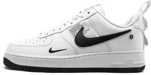 Nike Air Force1 Sneaker Side View PNG Image