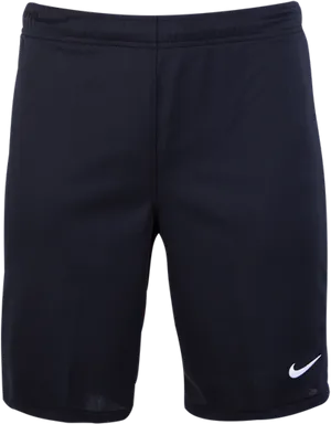 Nike Black Athletic Shorts PNG Image