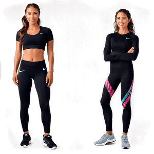 Nike Pro Leggings PNG 06112024 PNG image with transparent background