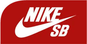 Nike S B Logo Red Background PNG Image