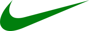 Nike Swoosh Logo Green PNG Image