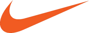 Nike Swoosh Logo Orange PNG Image