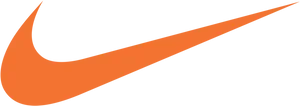 Nike Swoosh Logo Orange PNG Image