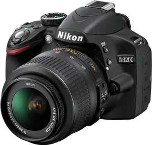 Nikon D3200 D S L R Camera PNG Image