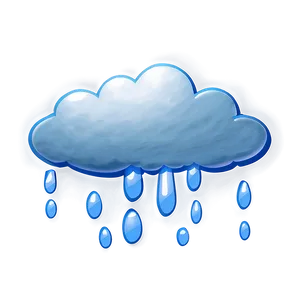 Nimbus Rain Cloud Png Shp PNG Image