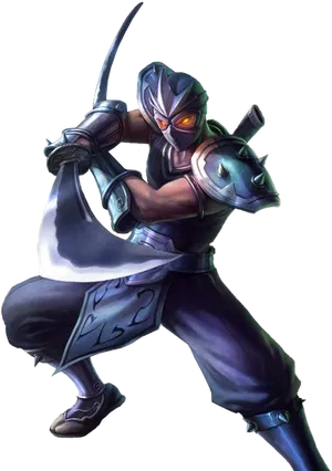 Ninja Champion Leagueof Legends PNG Image