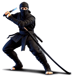 Ninja Figure Action PNG 06242024 PNG with transparent background