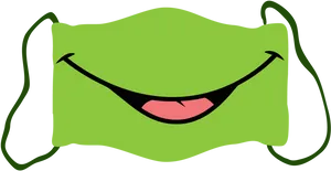 Ninja Mask Cartoon Smile PNG Image