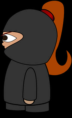 Ninja Squirrel Cartoon Character PNG
