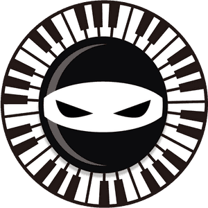Ninja Theme Plate Design PNG