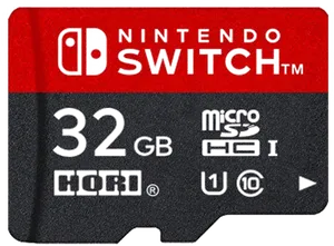 Nintendo Switch32 G B Micro S D Card PNG Image