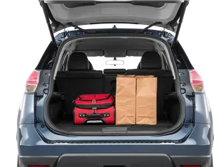 Nissan Car Trunk Storage PNG Image