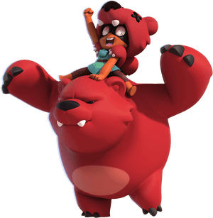 Nita - Brawl Stars - Brawl Stars Nita Bear, HD Png Download PNG image with transparent background