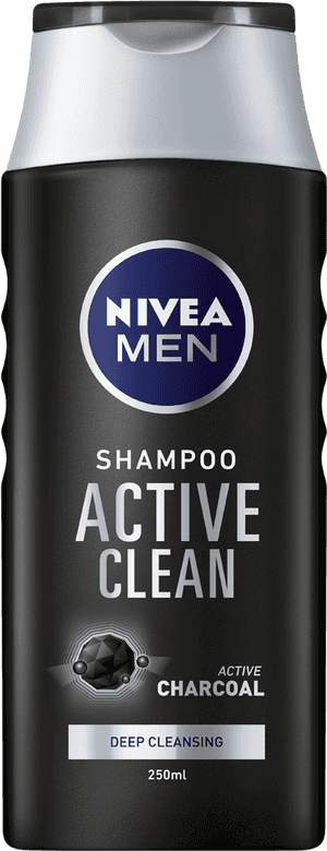 Nivea Men Active Clean Shampoo, HD Png Download PNG image with transparent background