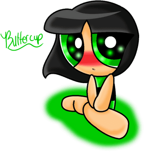 No Caption Provided No Caption Provided - Buttercup Powerpuff Girls Cute, HD Png Download PNG image with transparent background
