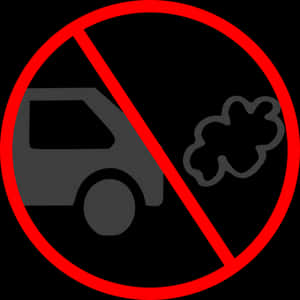 No Idling Zone Sign PNG image with transparent background