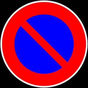 No Parking Sign Graphic PNG image with transparent background