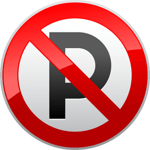 No Parking Prohibition Sign Png Clipart - No Parking Sign Transparent Background, Png Download PNG with transparent background