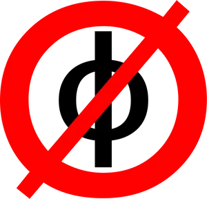 No Phi Symbol PNG Image