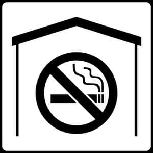 No Smoking Sign Graphic PNG image with transparent background