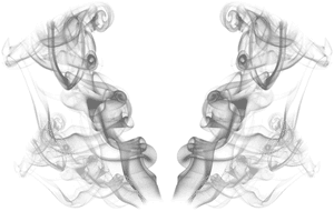 No Smoking Sign Mirrored Effect PNG